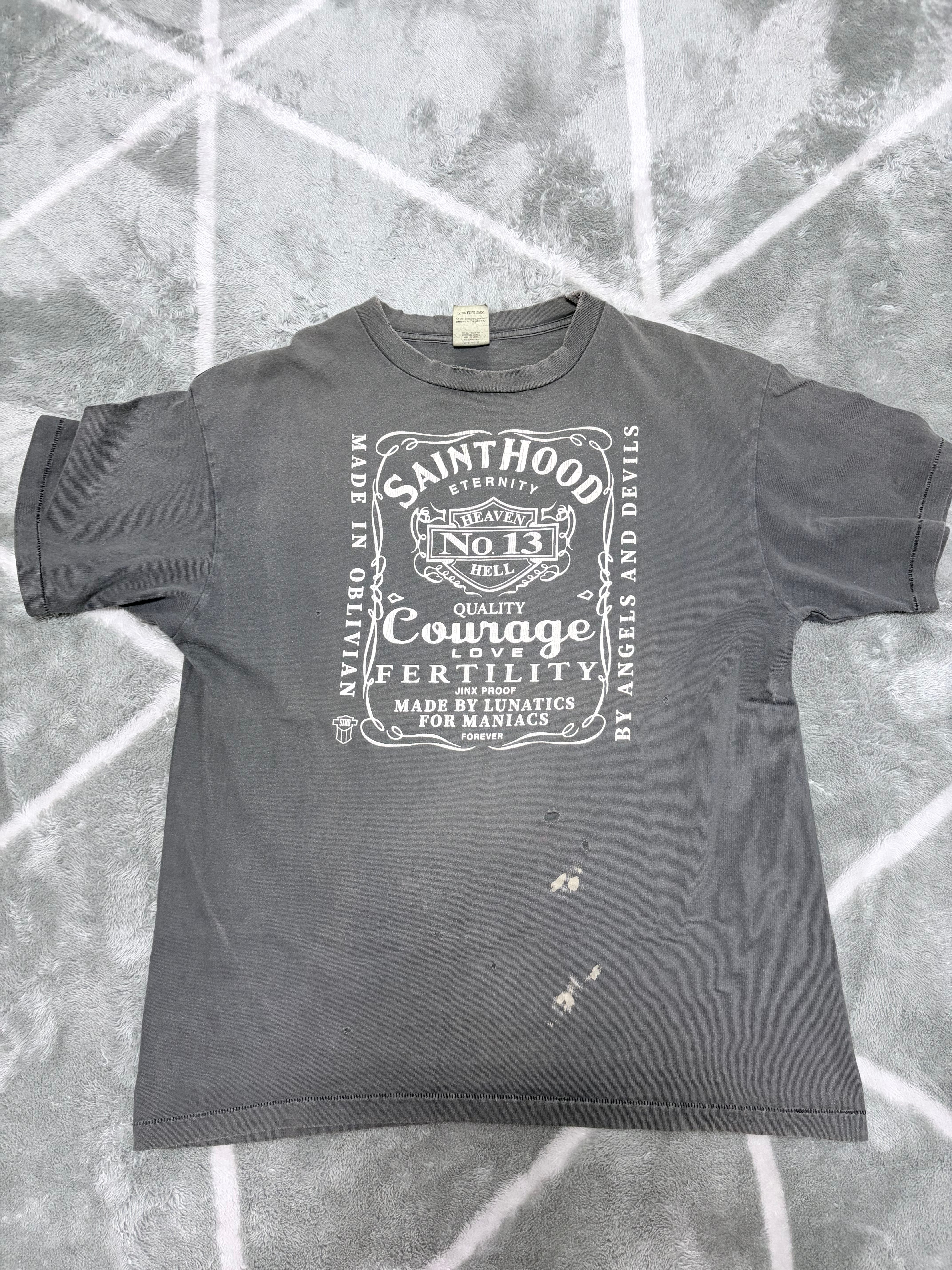 SAINT Mxxxxxx x NEIGHBORHOOD STHD SS Tee/Skull Bike "Black"