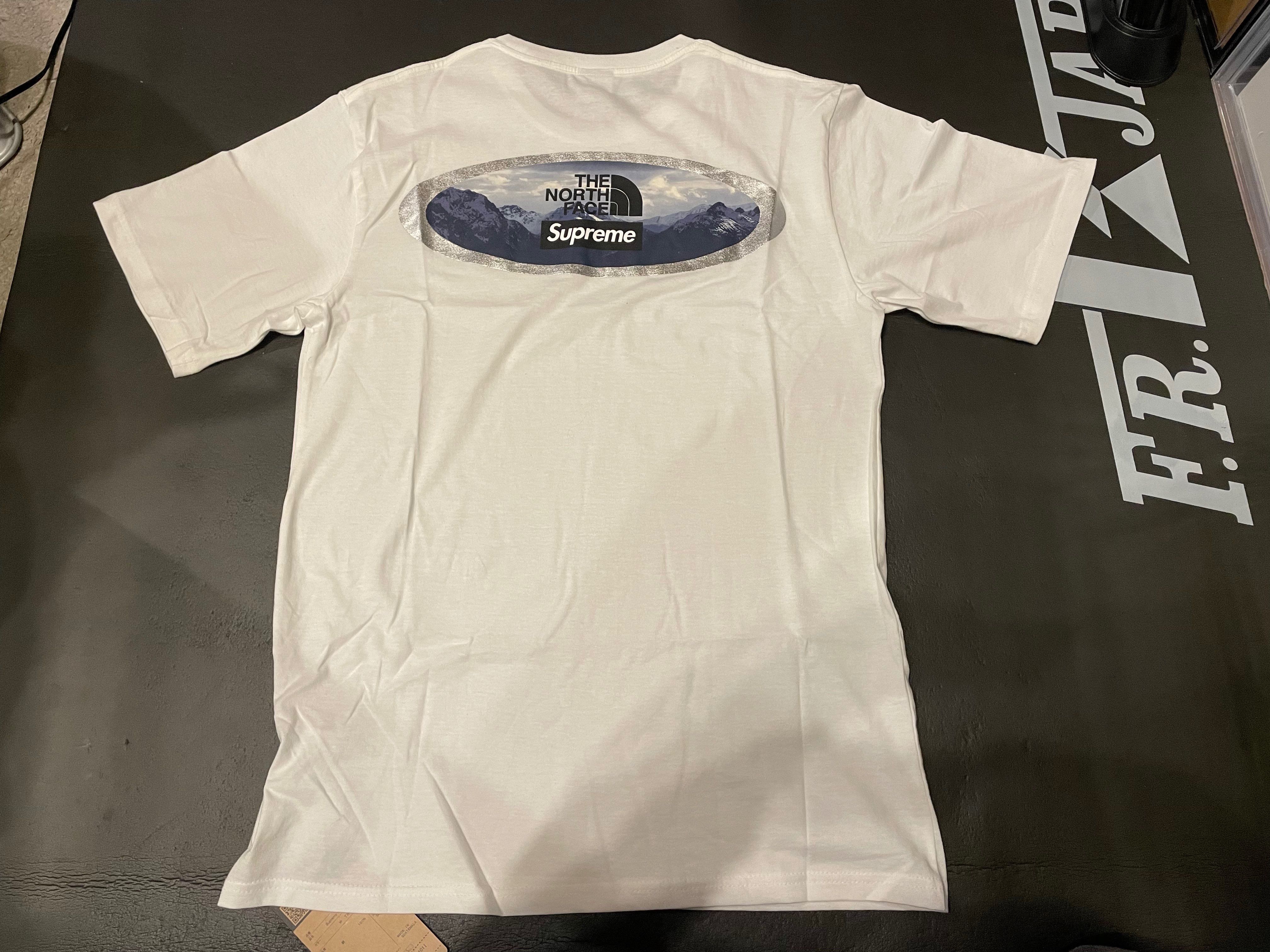 Supreme x The North Face Mountains Tee "White"