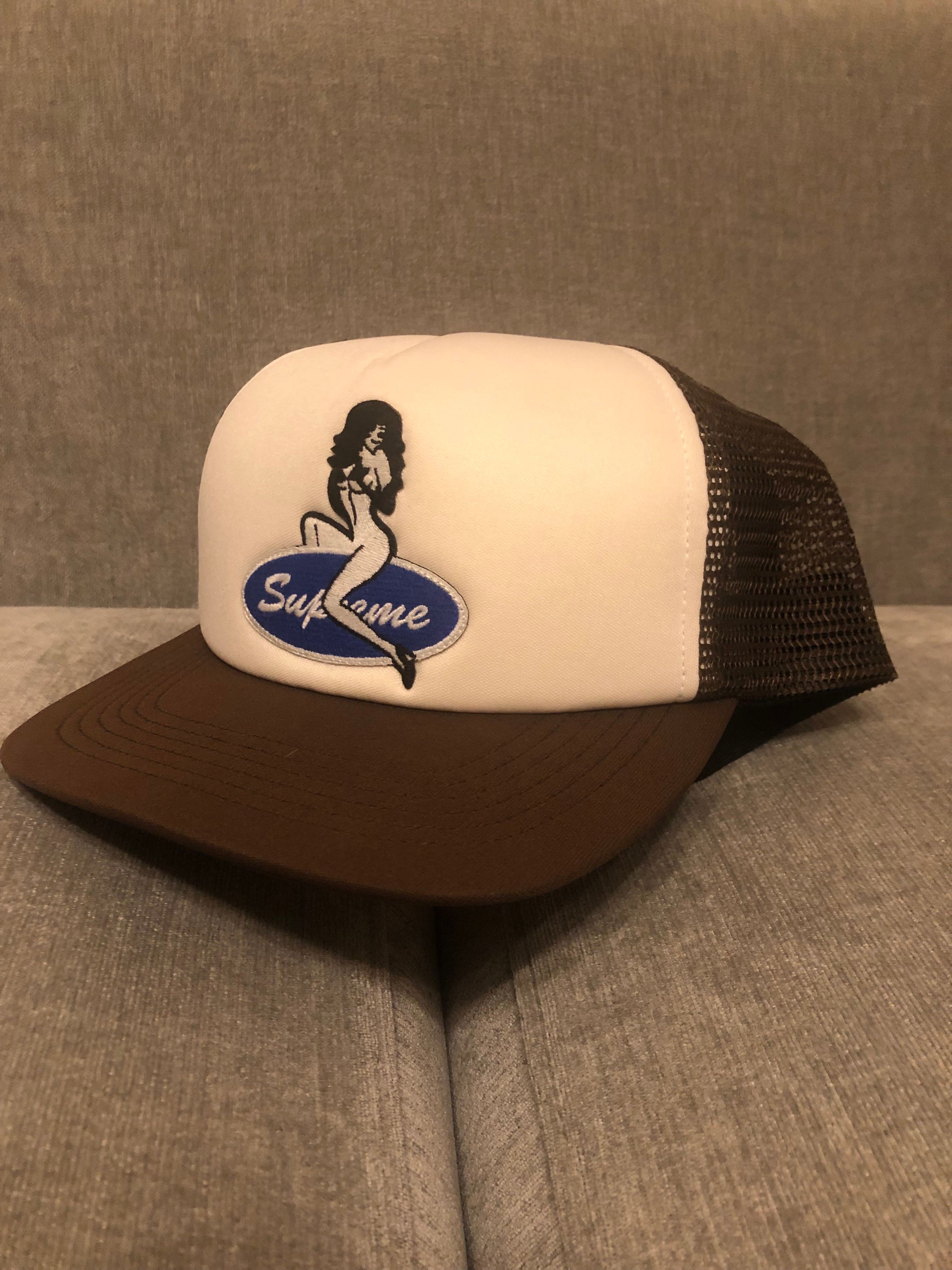 Supreme Pin Up Mesh Back 5-Panel "Brown"