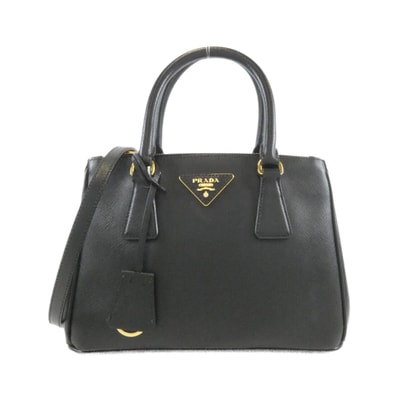 PRADA Saffiano Leather 2WAY Bag "Black"