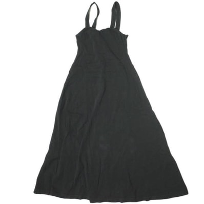 LOS ANGELES APPAREL x Ray BEAMS ロサンゼルスアパレル レイビームス 別注 アメリカ製 Camisole Onepiece キャミソールワンピース S ブラック ロング LIMITED EDITION トップス g20420