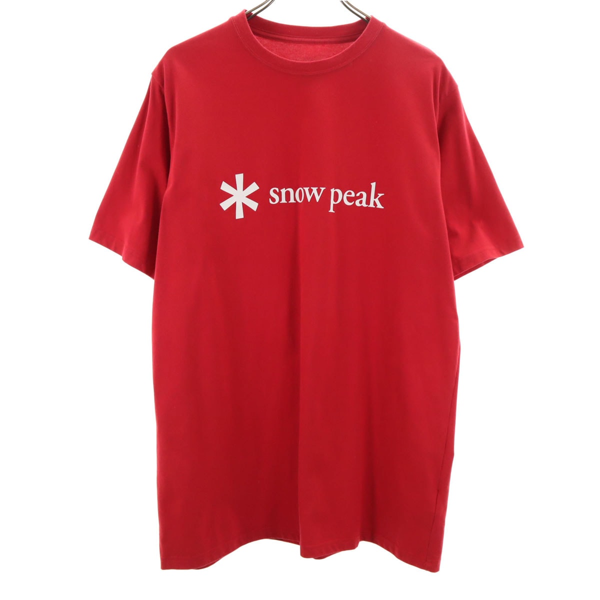 snowpeak スノーピーク 半袖 Tシャツ XL レッド アウトドア