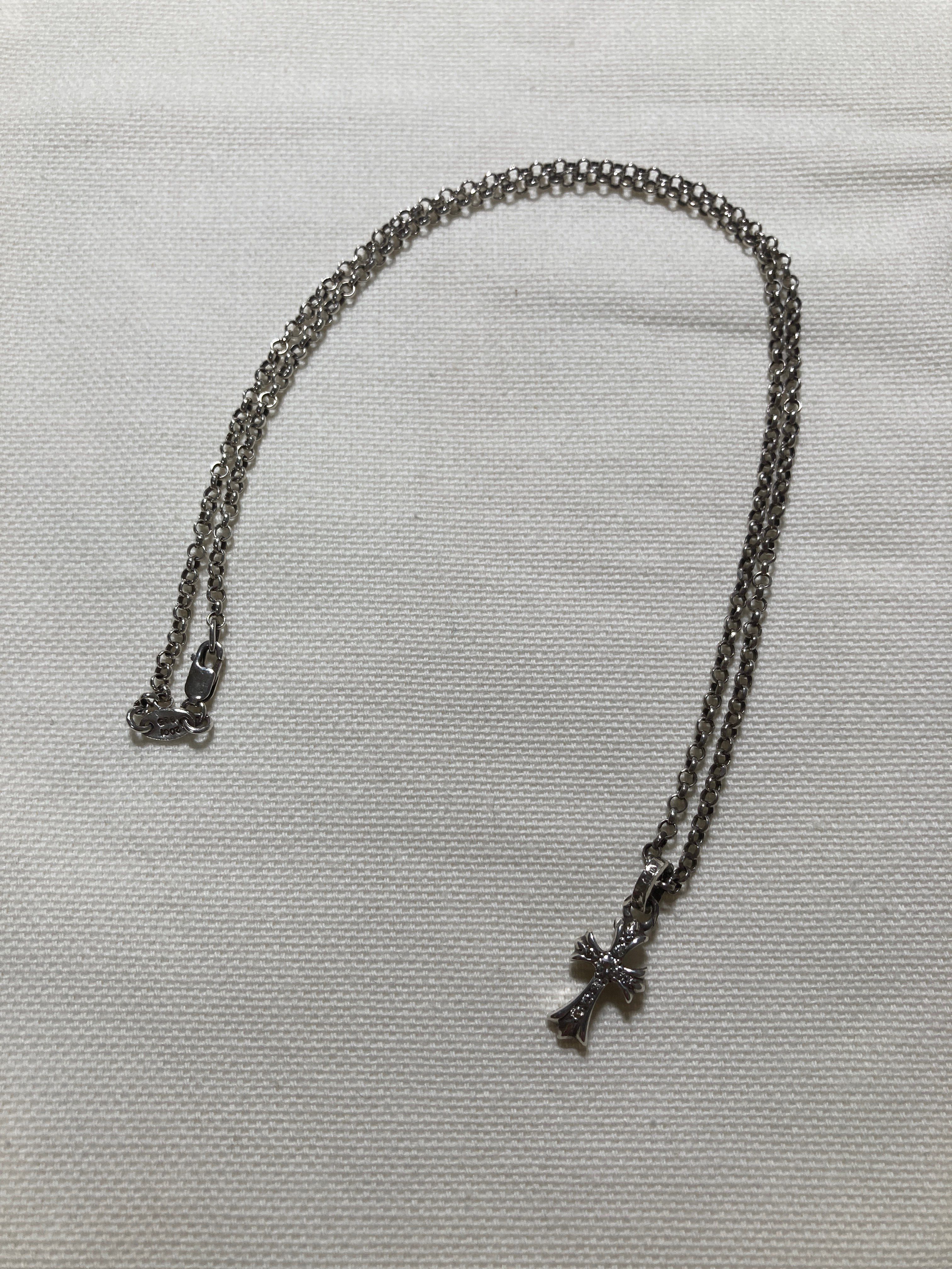 Chrome Hearts CH Cross Baby Fat Charm "Silver"