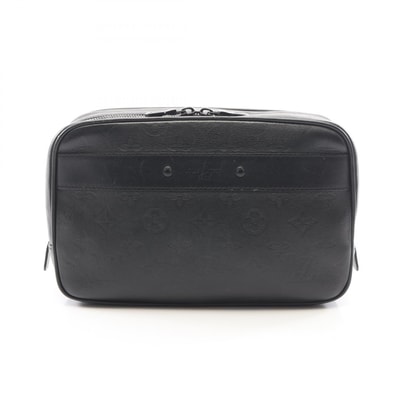 ルイ・ヴィトン LOUIS VUITTON トゥルーストワレGM セカンドバッグ クラッチバッグ バッグ レザー モノグラム・シャドウ ノワール メンズ ブラック系 M68589 【中古】