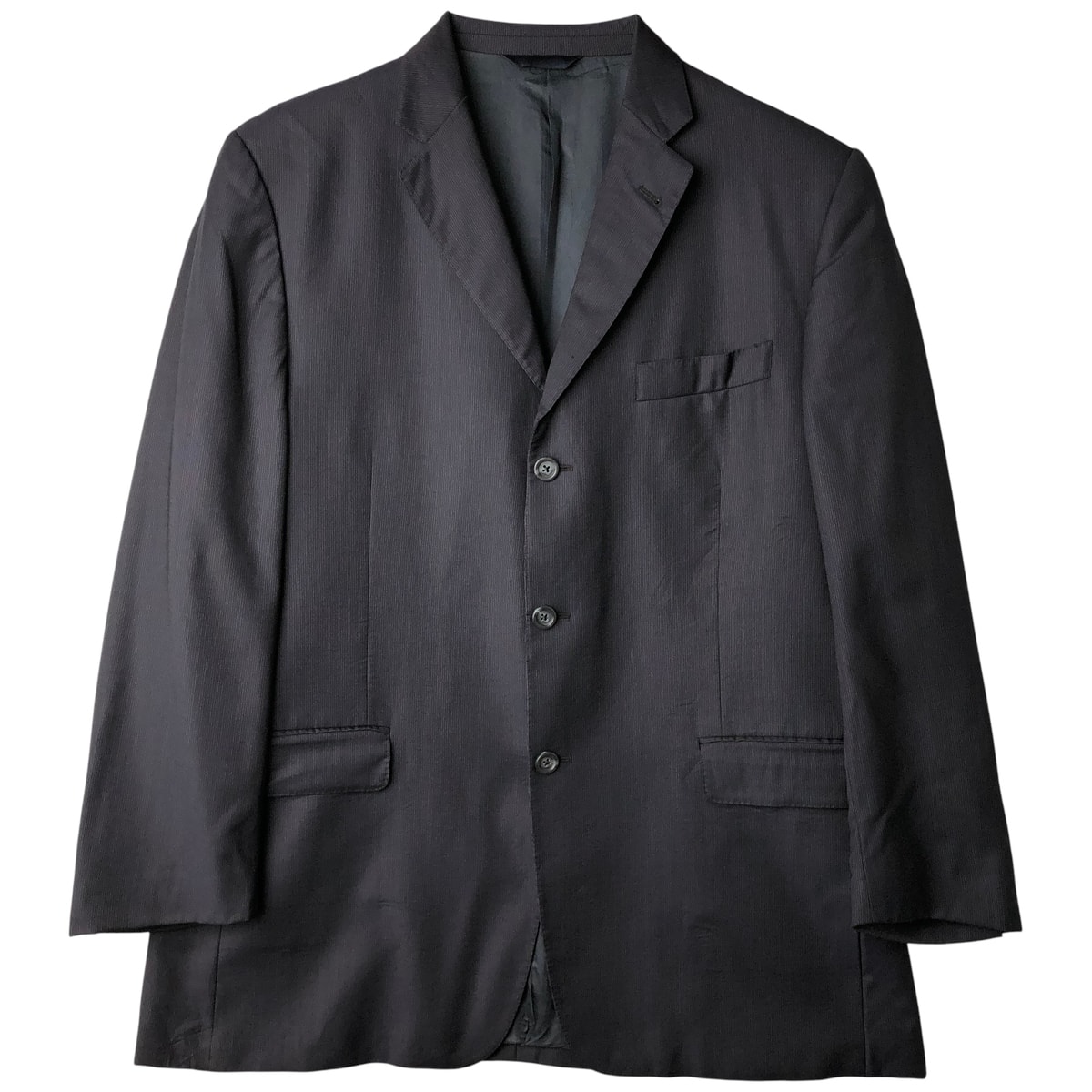 古着 バーバリー Burberry's BURBERRY LONDON ストライプ柄 ウールテーラードジャケット メンズL相当/evb033069