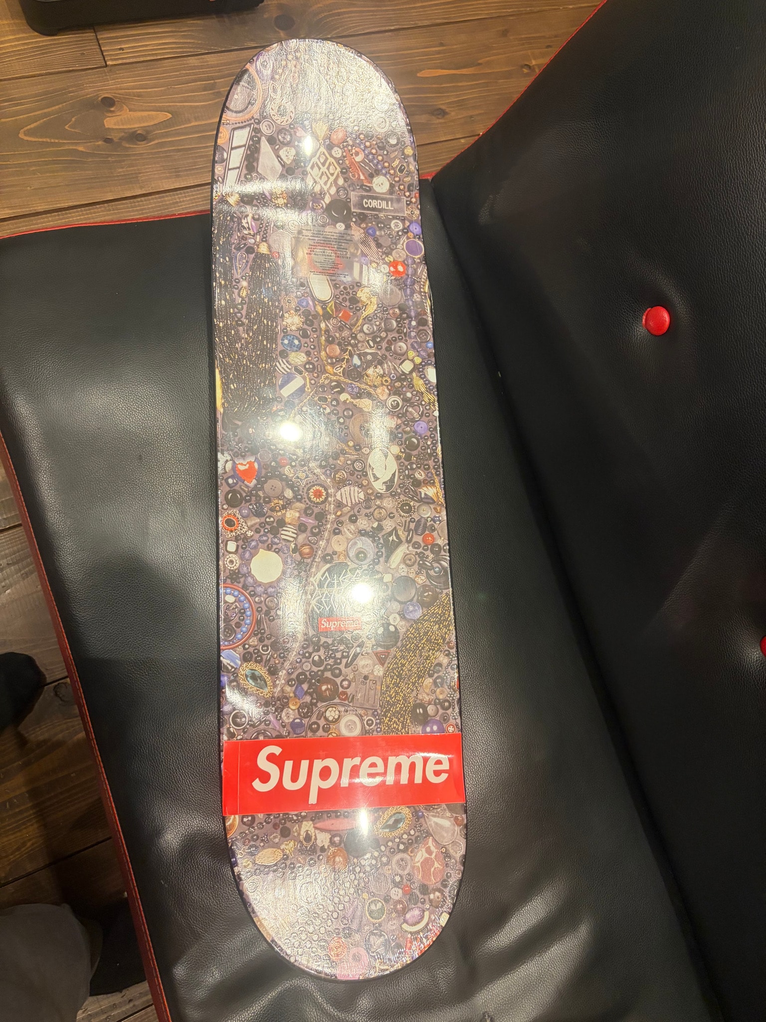 Supreme x Mike Kelley Skateboard "Black"