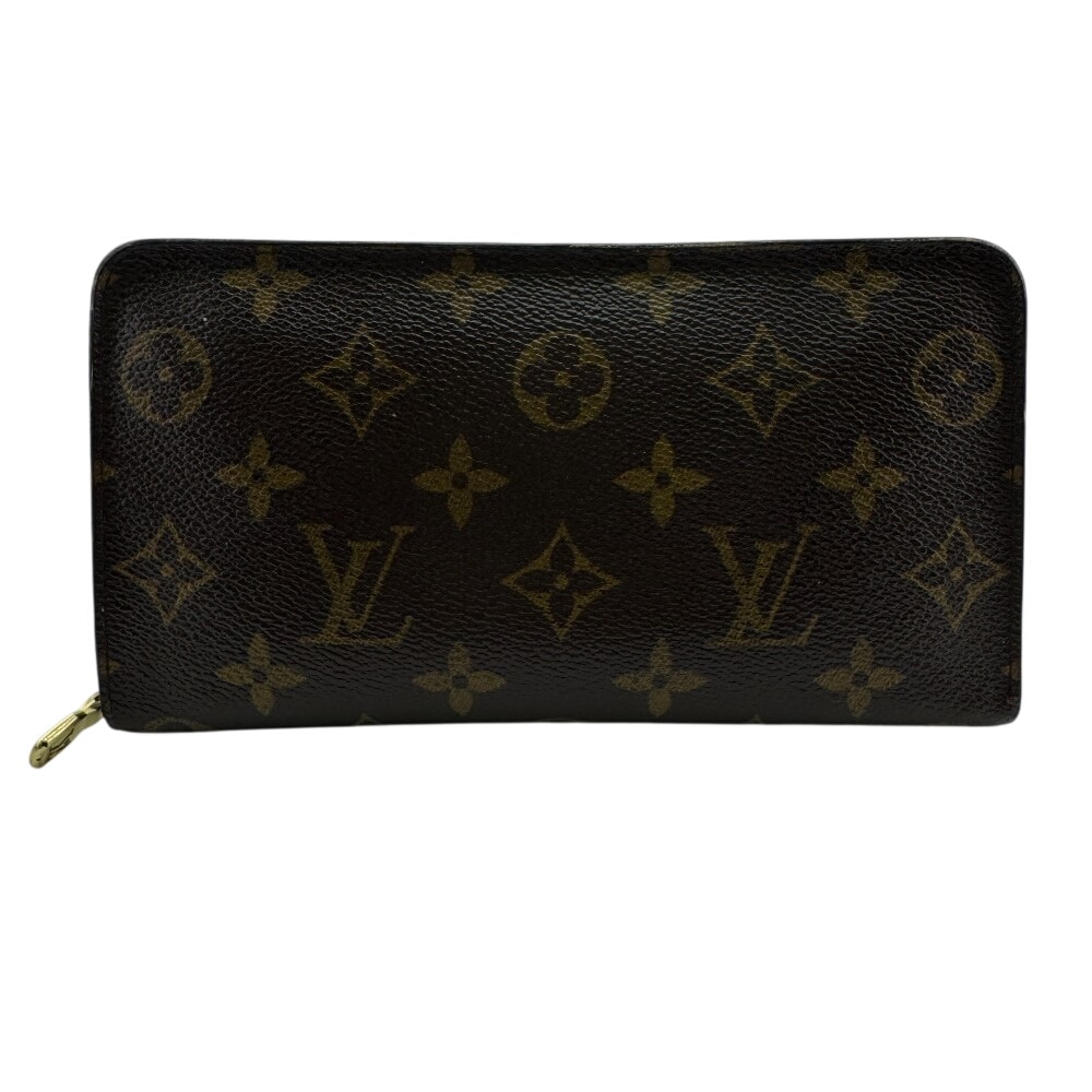 ルイヴィトン LOUIS VUITTON 長財布 モノグラム ポルトモネジップ ラウンドジップ M61727 ブラウン