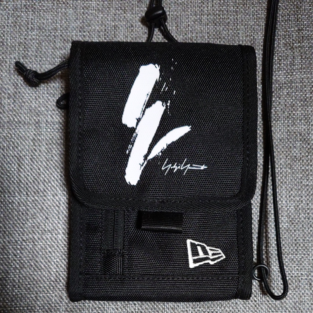 NEW ERA x Yohji Yamamoto FW23 Signature Logo Y Motif Neck Pouch 0.3L "Black"