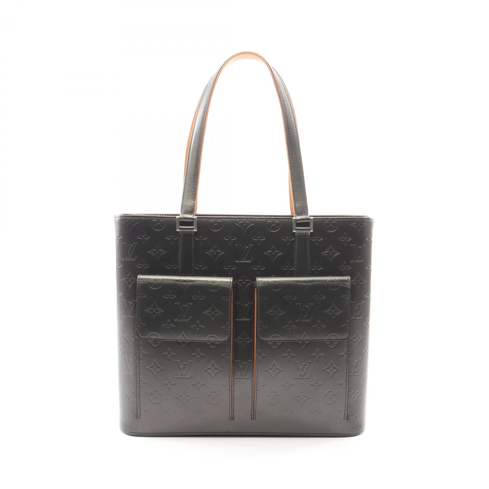 ルイ・ヴィトン LOUIS VUITTON ウィルウッド トートバッグ バッグ レザー モノグラム・マット ノワール レディース ブラック系 M55102 【中古】