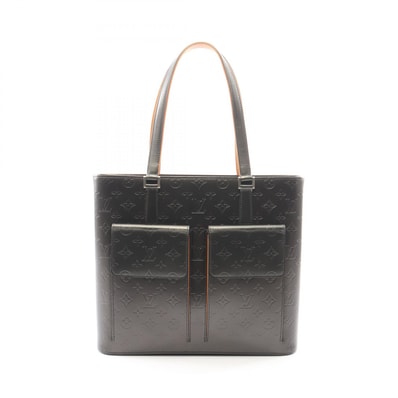 ルイ・ヴィトン LOUIS VUITTON ウィルウッド トートバッグ バッグ レザー モノグラム・マット ノワール レディース ブラック系 M55102 【中古】