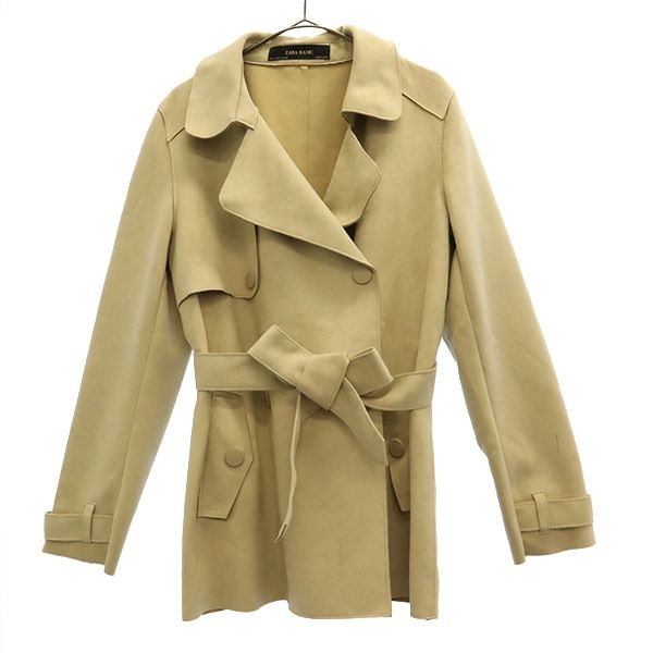 ZARA BASIC ザラベーシック トレンチ ジャケット S ベージュ