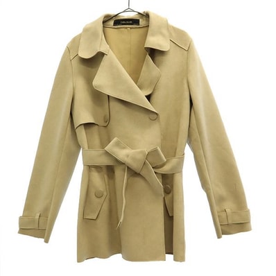ZARA BASIC ザラベーシック トレンチ ジャケット S ベージュ