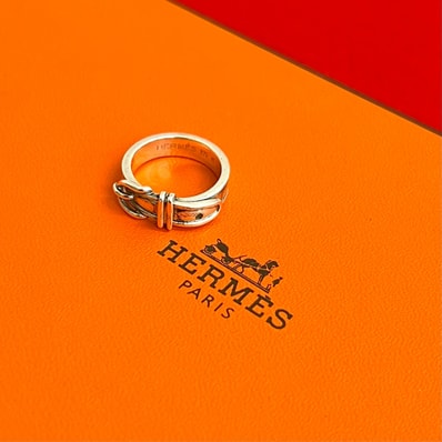 HERMES エルメス サンチュール シルバー925 リング・指輪 8号 シルバー
34864