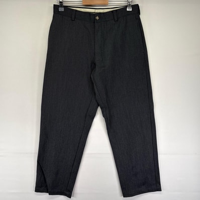 古着 エルエルビーン L.L.Bean パンツ チノパン スラックス テーパード ジッパーフライ アウトドア W32 L30 グレー系 メンズ