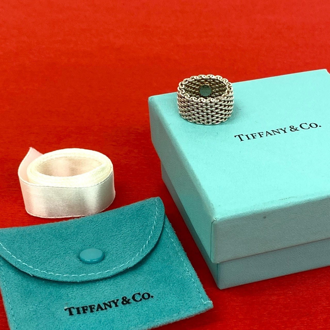 TIFFANY&Co. ティファニー サマセット リング シルバー925 リング・指輪 8号 シルバー
 54532
