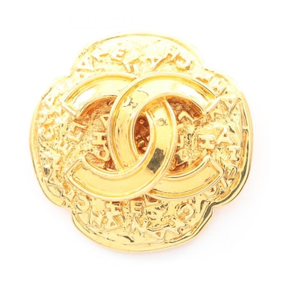 シャネル CHANEL ココマーク ブローチ アクセサリー GP(ゴールドメッキ) レディース ゴールド系 【中古】