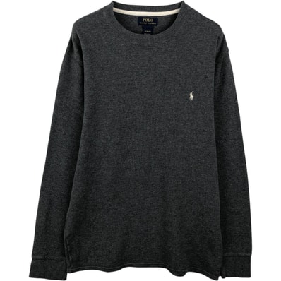 古着 ラルフローレン Ralph Lauren POLO RALPH LAUREN サーマルロンT ワッフル メンズXL相当/eaa637524