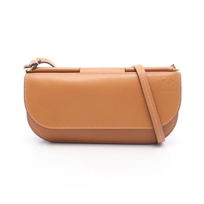 ロエベ LOEWE ゲート ポシェットウォレット ショルダーバッグ バッグ レザー レディース ブラウン系 【中古】
