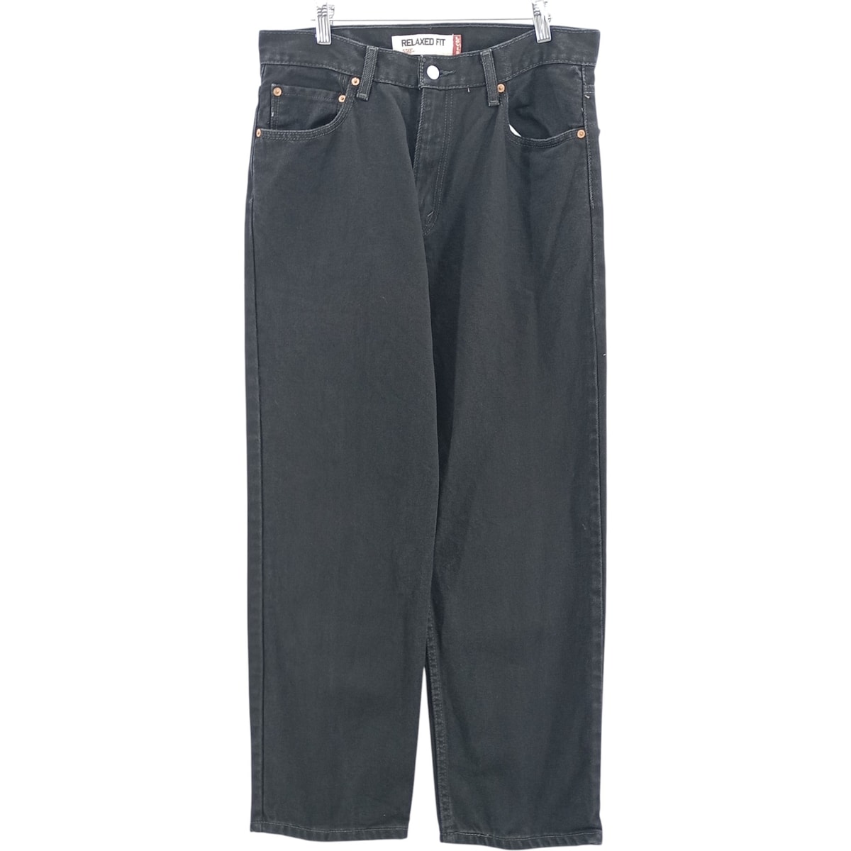 古着 リーバイス Levi's 550 RELAXED FIT ブラックデニム テーパードデニムパンツ メンズw33相当/eaa482925