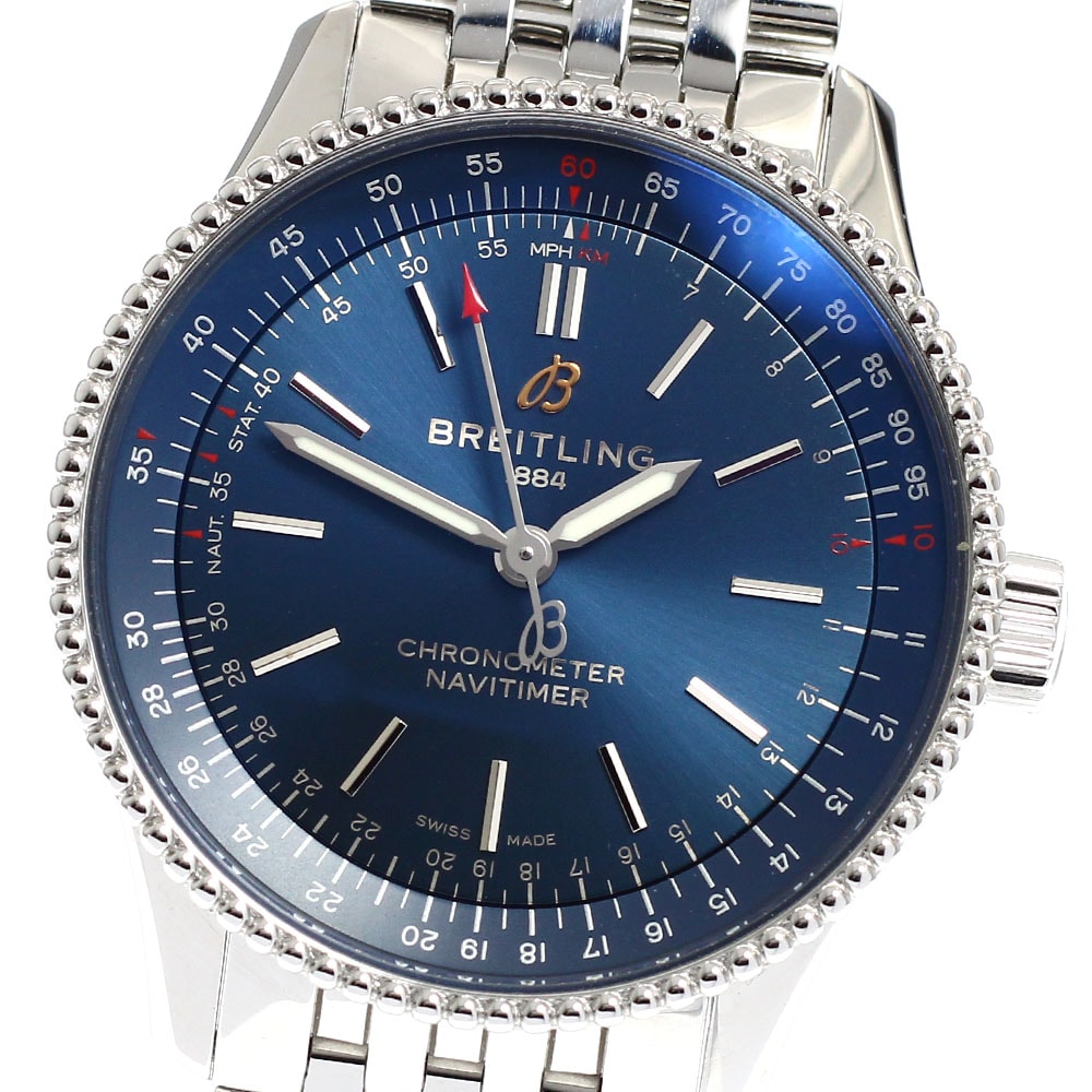 ☆美品 ブライトリング ナビタイマー35 A17395 レディース 【中古】