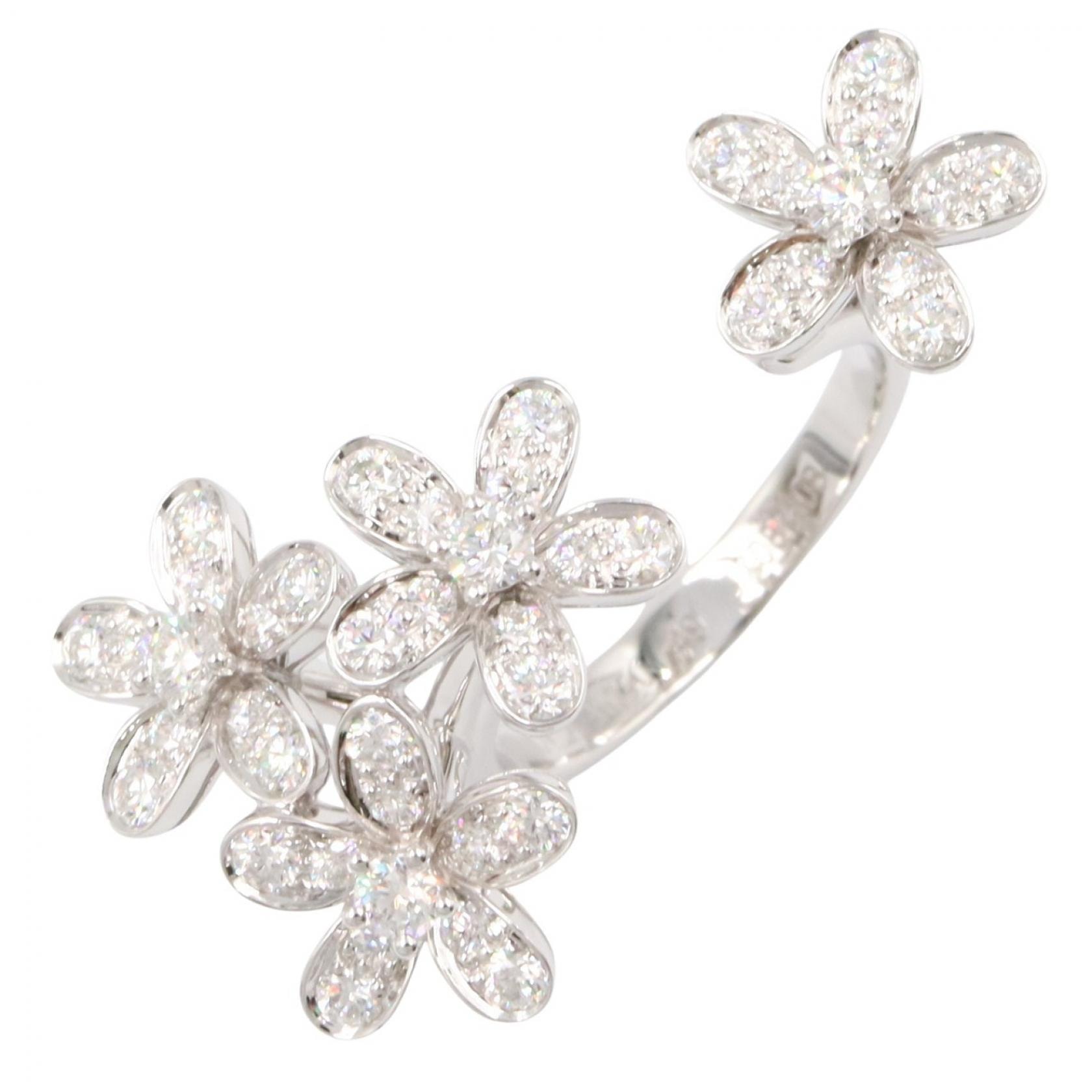 ヴァンクリーフ&アーペル Van Cleef & Arpels フリヴォル アントレ レ ドア ダイヤ リング リング・指輪 ジュエリー K18WG(ホワイトゴールド) ダイヤモンド レディース シルバー系 / クリア系 VCARB67500 【中古】