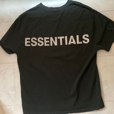 FEAR OF GOD ESSENTIALS 3M Logo Boxy T-shirt "Black"