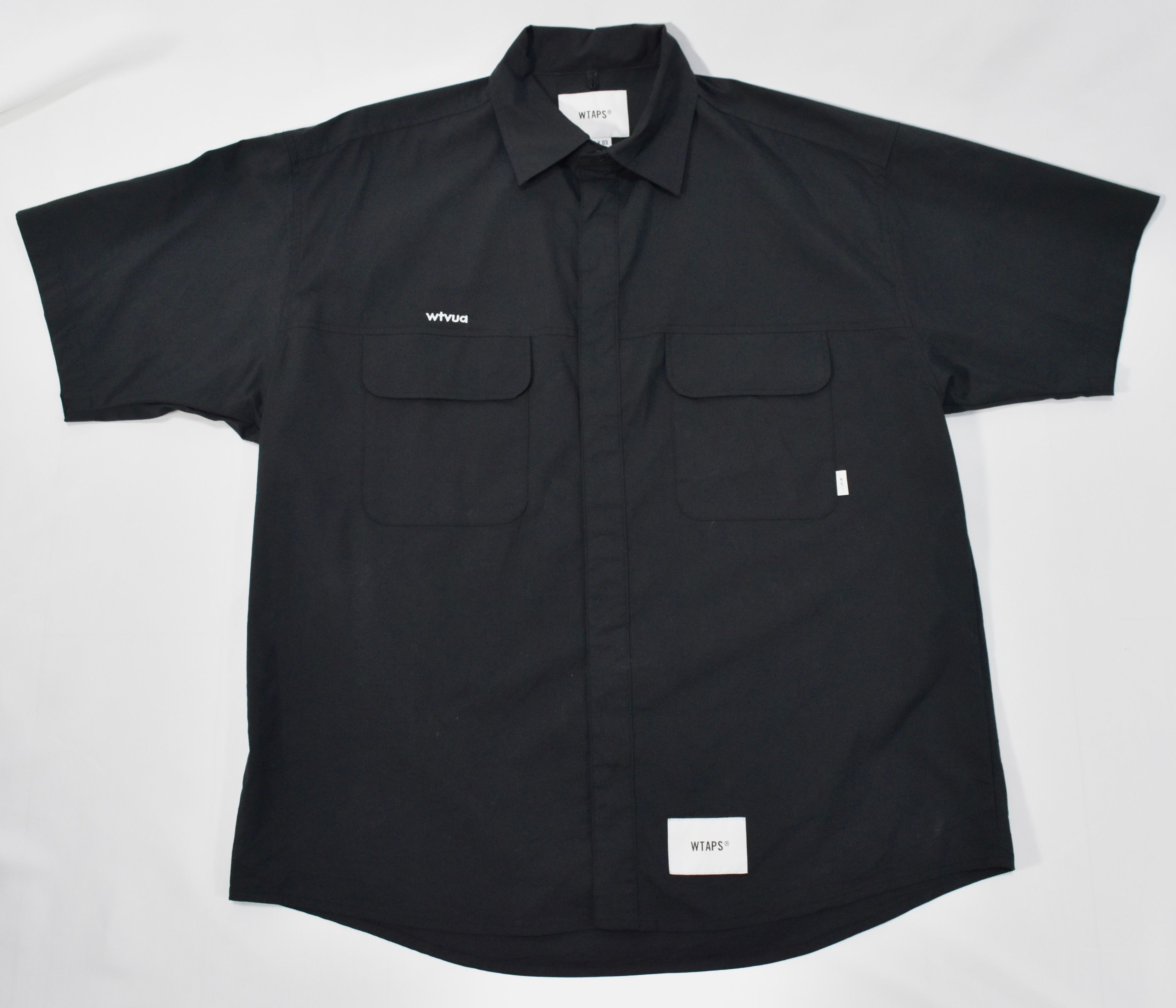 Wtaps LADDER / SS / COPO. BROADCLOTH. COOLMAX "Black"