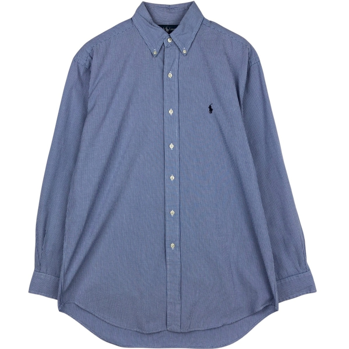 古着 ラルフローレン Ralph Lauren POLO by Ralph Lauren BLAKE 長袖 ボタンダウンチェックシャツ メンズM相当/eaa632567