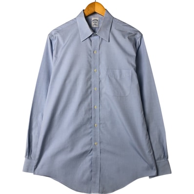 古着 ブルックスブラザーズ Brooks Brothers Est.1818 長袖 コットンシャツ メンズL相当/eaa551893