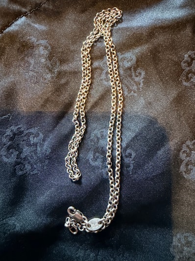 Chrome Hearts Roll Chain Necklace "Silver"