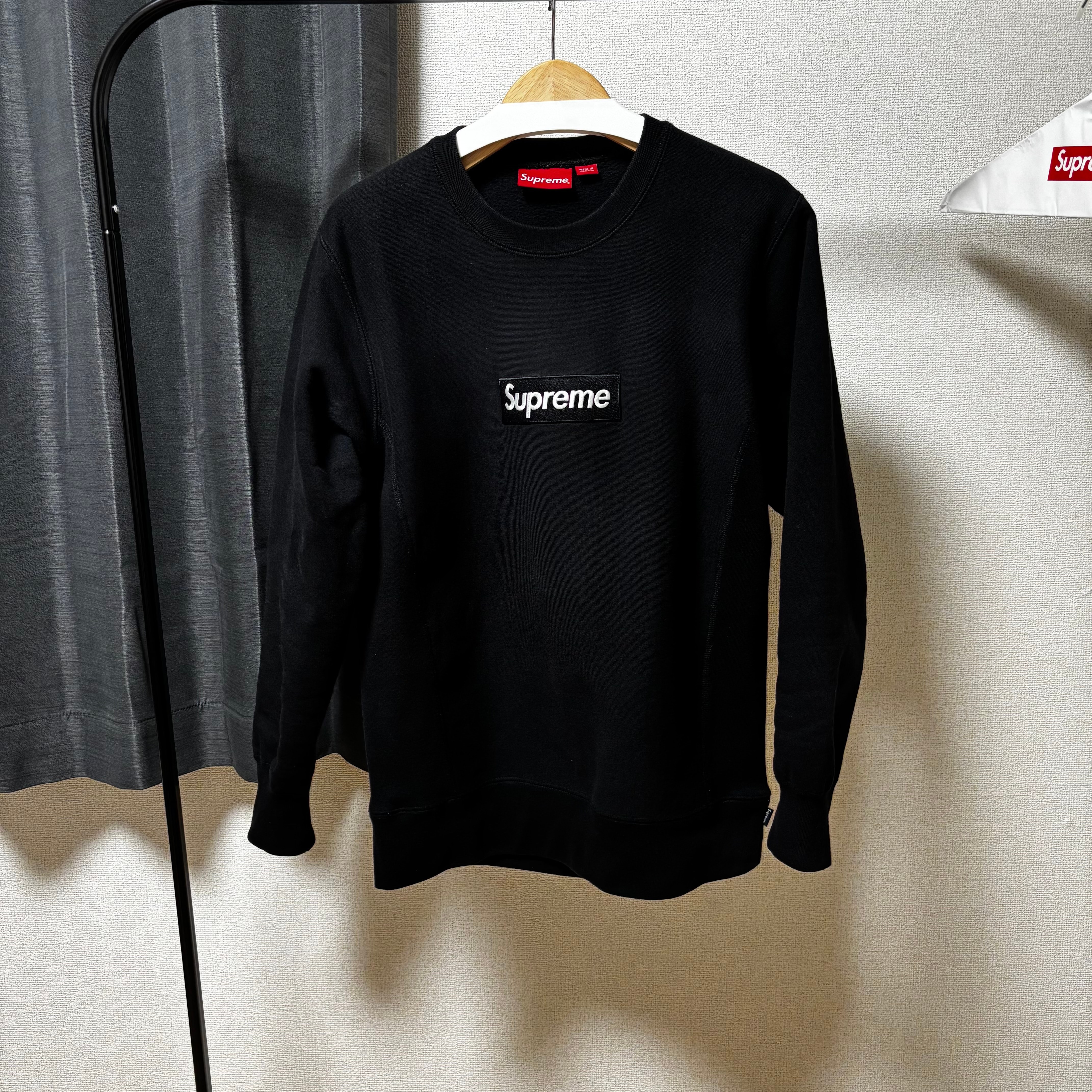 Supreme Box Logo Crewneck Sweatshirt "Black" (18FW)