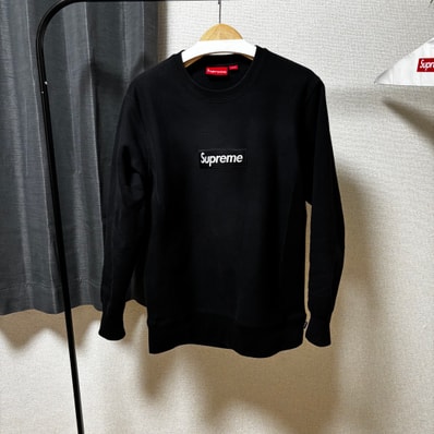Supreme Box Logo Crewneck Sweatshirt "Black" (18FW)