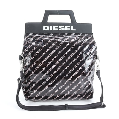 ■美品 ディーゼル ロゴショルダーバッグ
