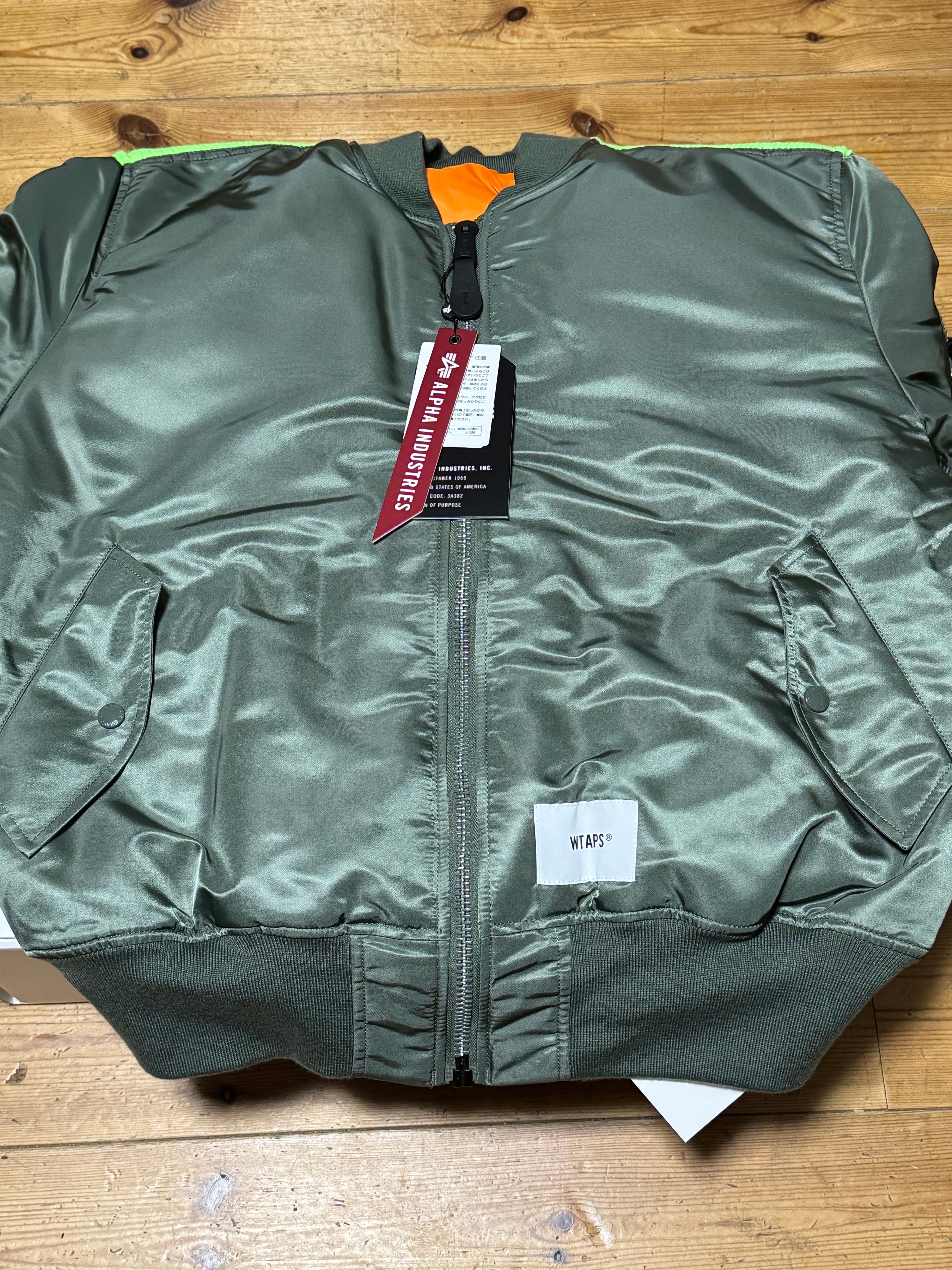 WTAPS x Alpha MA-1 Core SPEC "Olive Drab"