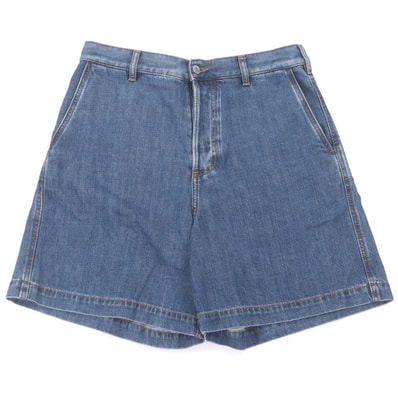 美品 ヴァレンティノ ショートパンツ インディゴブルー メンズ 44