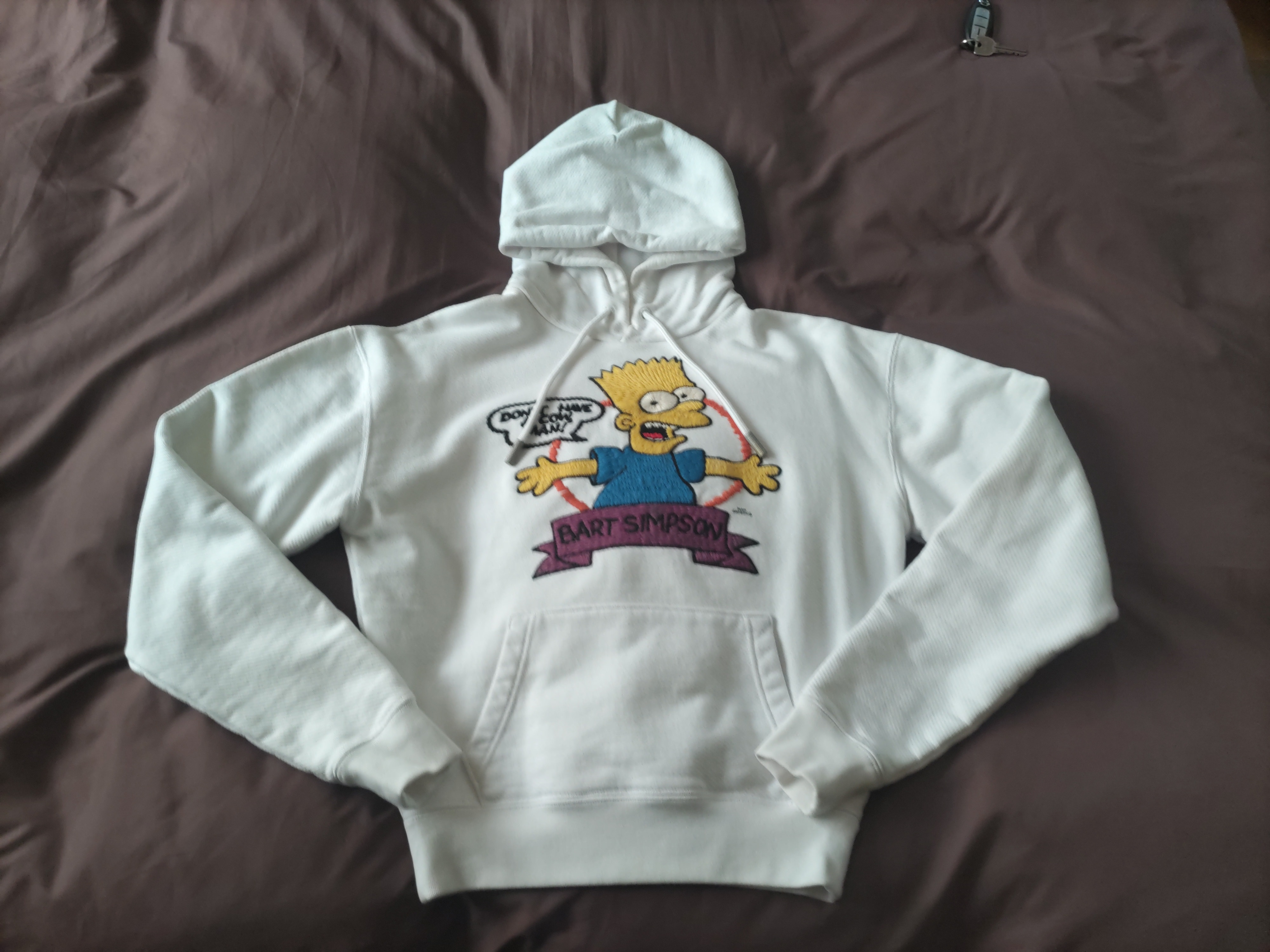 OFF-WHITE Bart Hoodie "White"