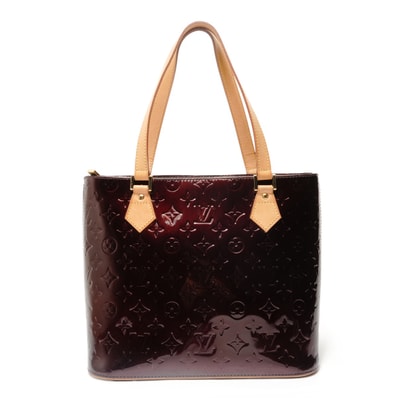 ヴィトン LV パテント ヴェルニ ヒューストン モノグラム トートバッグ【中古】