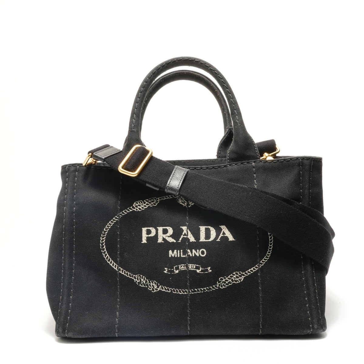 プラダ PRADA カナパSS 2WAY ハンドバッグ【中古】