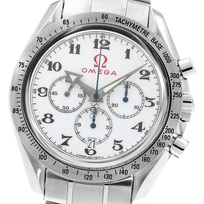 ☆美品 オメガ スピードマスター ブロードアロー オリンピック メンズ 【中古】