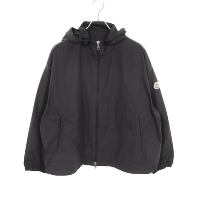 モンクレール MONCLER TYX フード付き ナイロンジャケット 衣料品 アウター ポリエステル メンズ ブラック系 1A00119 【中古】