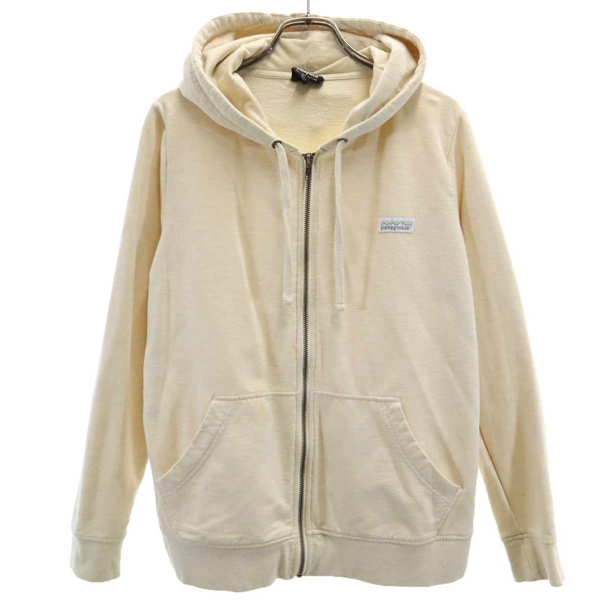 patagonia パタゴニア 長袖 スウェット ジップパーカー S ベージュ 39561FA19 アウトドア