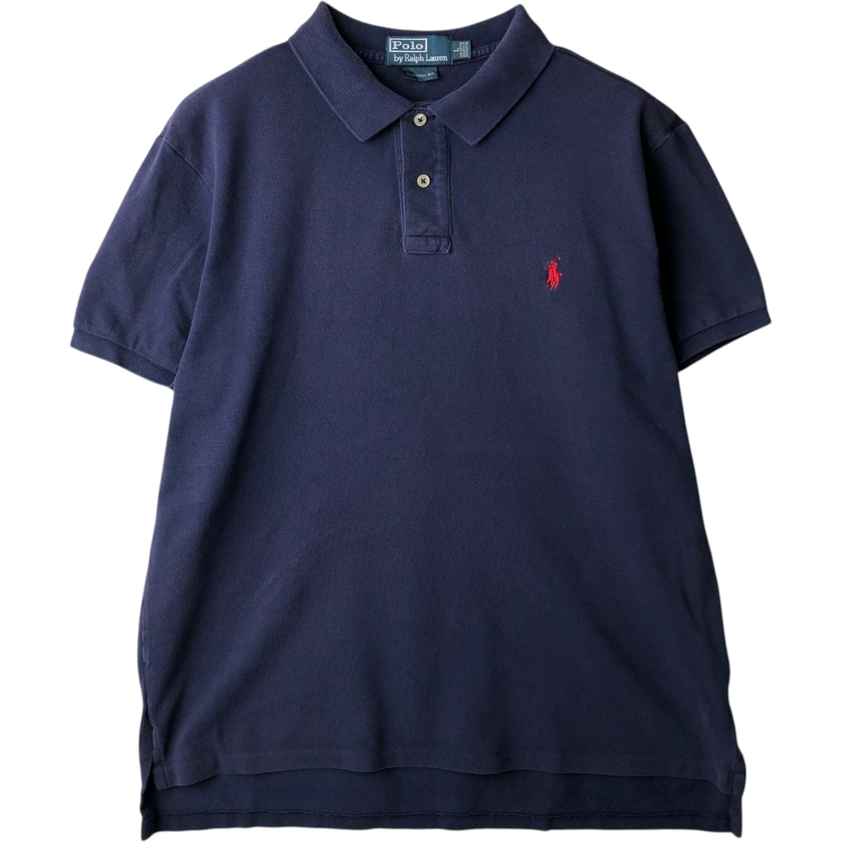 古着 ラルフローレン Ralph Lauren POLO by Ralph Lauren CUSTOM FIT 半袖 ポロシャツ メンズL相当/eaa477756