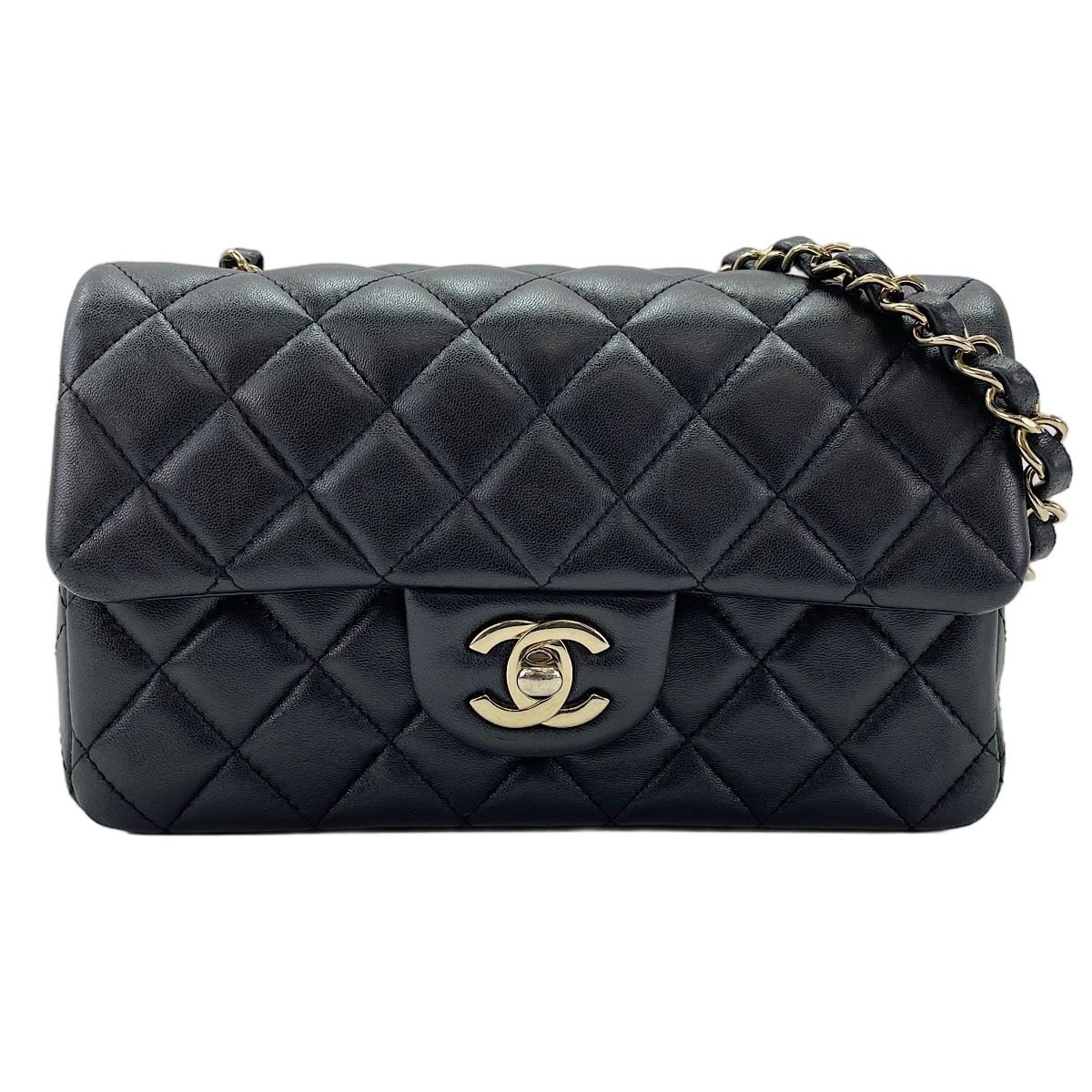 シャネル CHANEL ラムスキン ミニマトラッセ 20 ショルダーバッグ【中古】