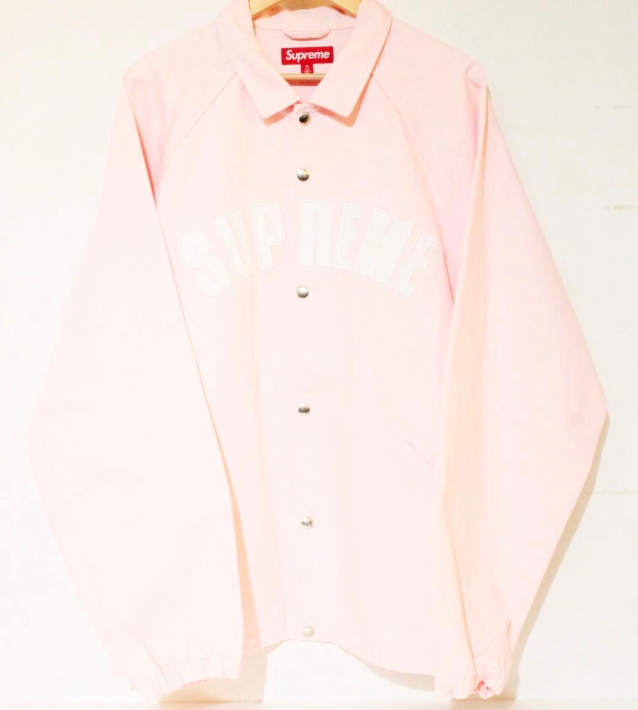 Supreme Arc Denim Coaches Jacket "Light Pink"
