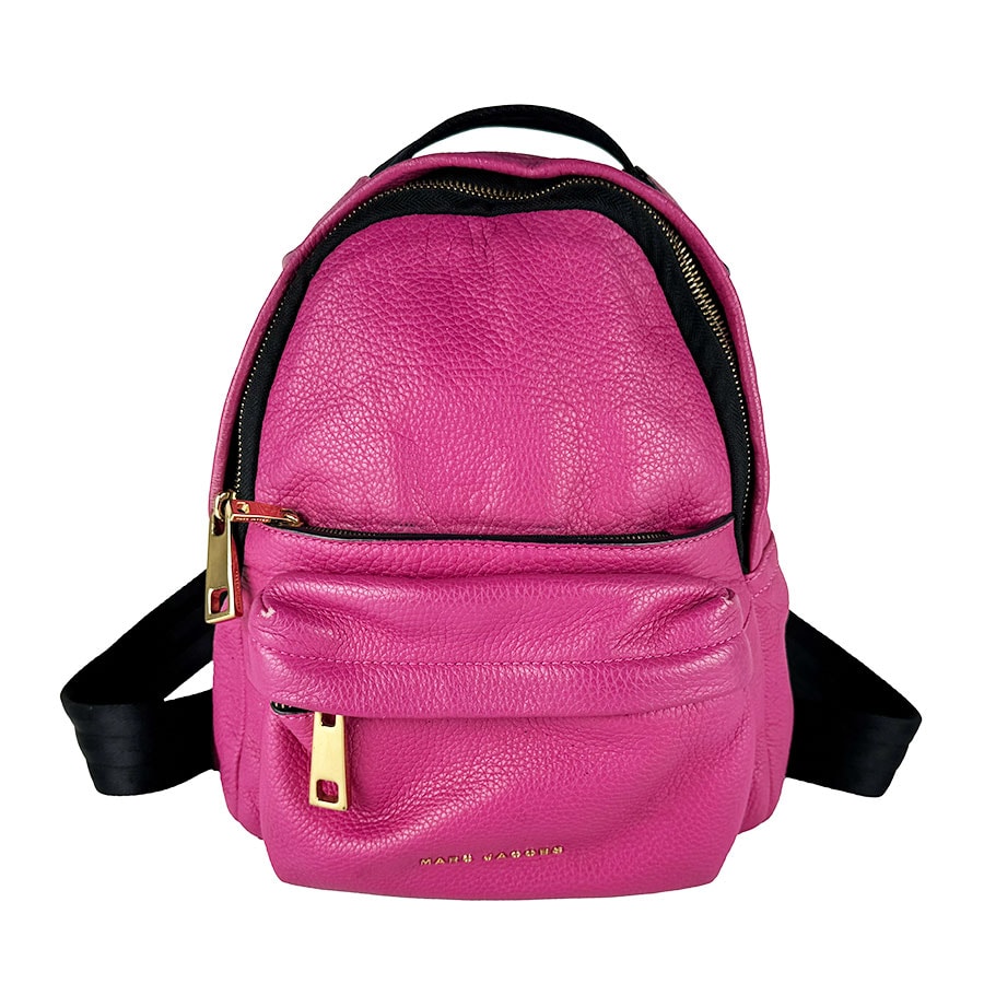 マークジェイコブス MARC JACOBS リュック レザー マゼンタ レディース【中古】 z10969