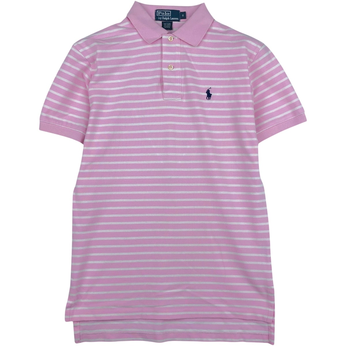 古着 ラルフローレン Ralph Lauren POLO by Ralph Lauren 半袖 ボーダー ポロシャツ メンズS相当/eaa643545