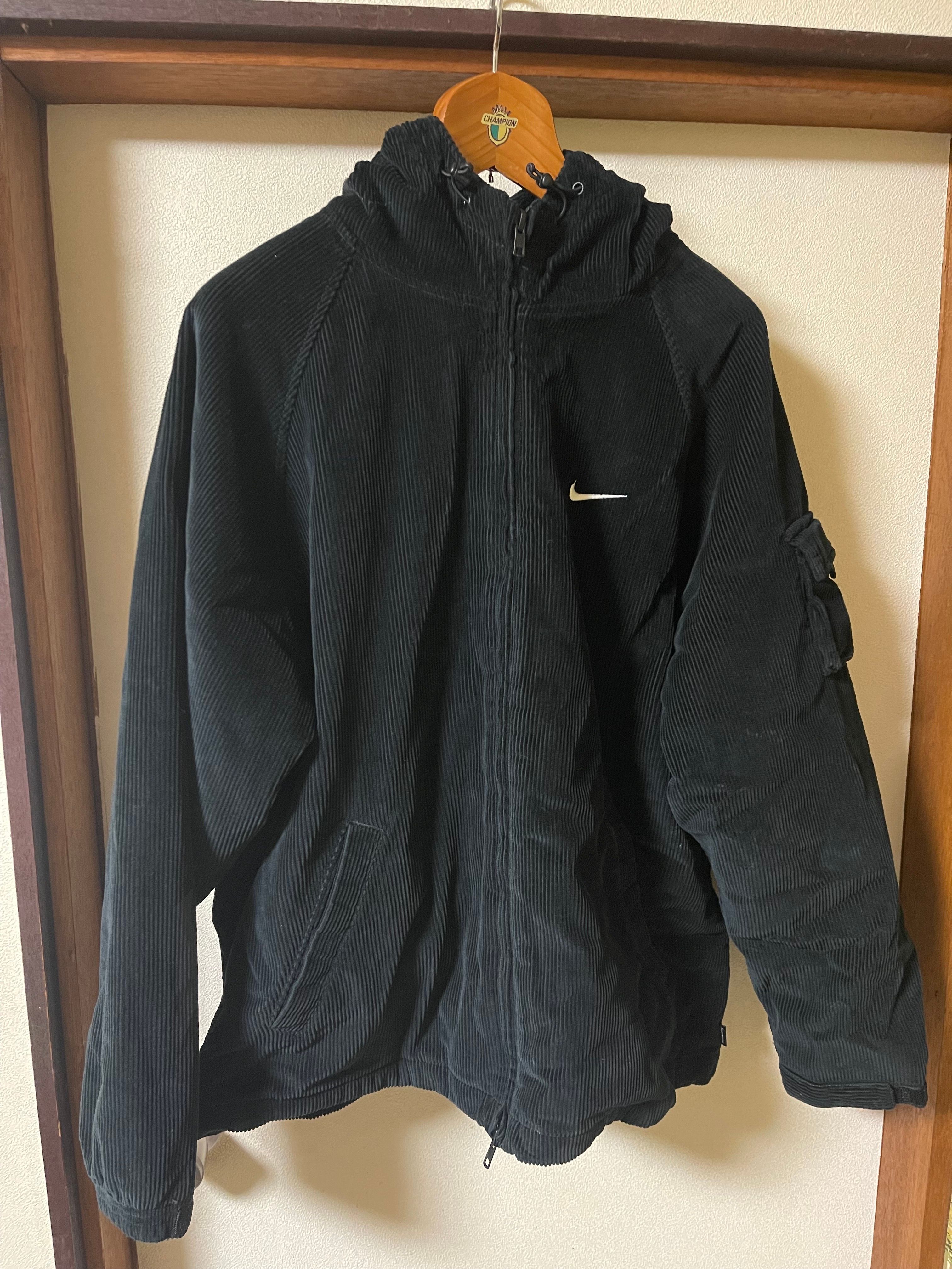 Supreme / Nike Arc Corduroy Hooded Jacket "Black"