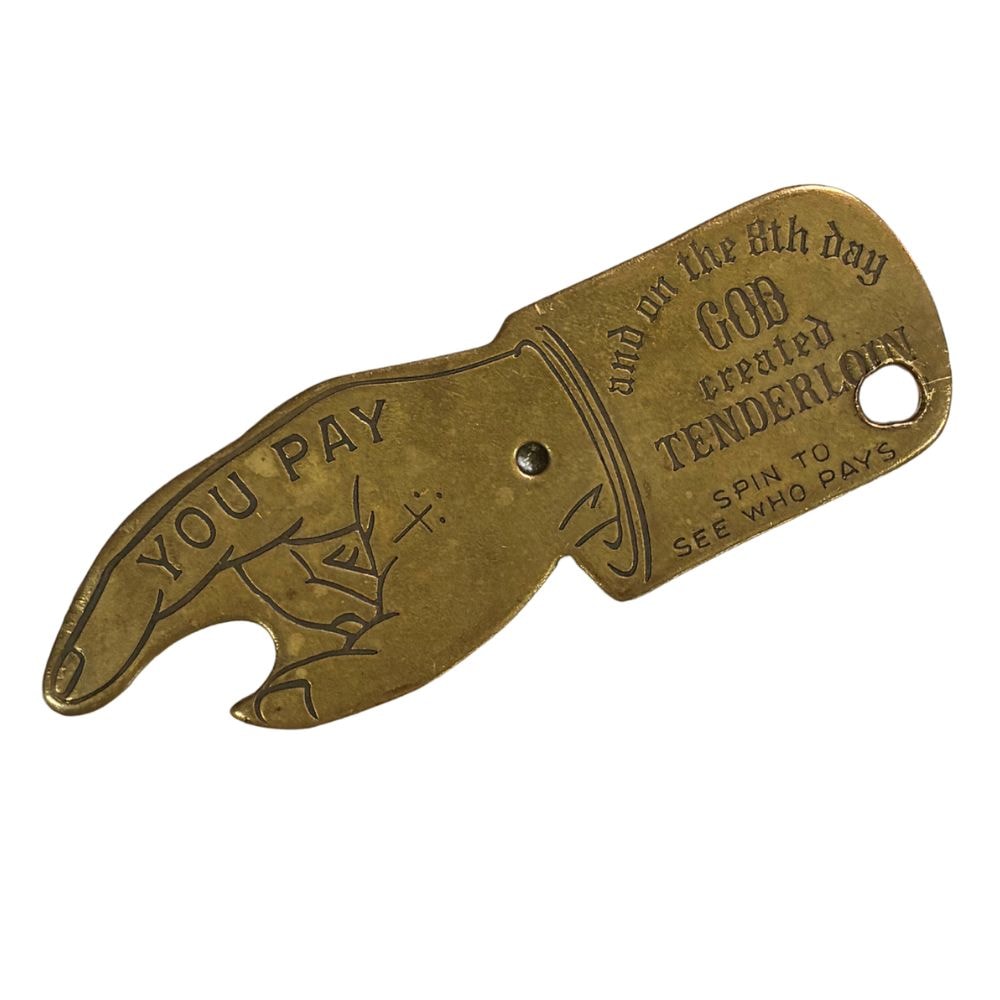 TENDERLOIN テンダーロイン T-PAY PLATE BRASS YOU PAY 真鍮 キーホルダー 56118