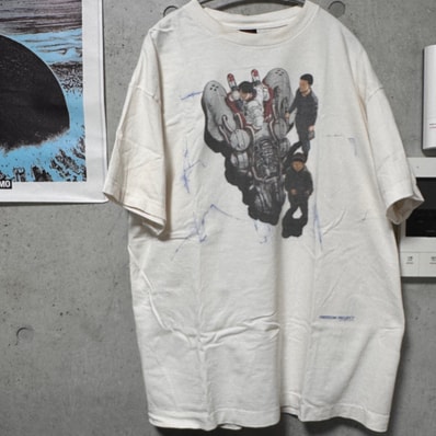 SAINT Mxxxxxx 24SS x FREEDOM Bike Short Sleeve T-Shirt "White"