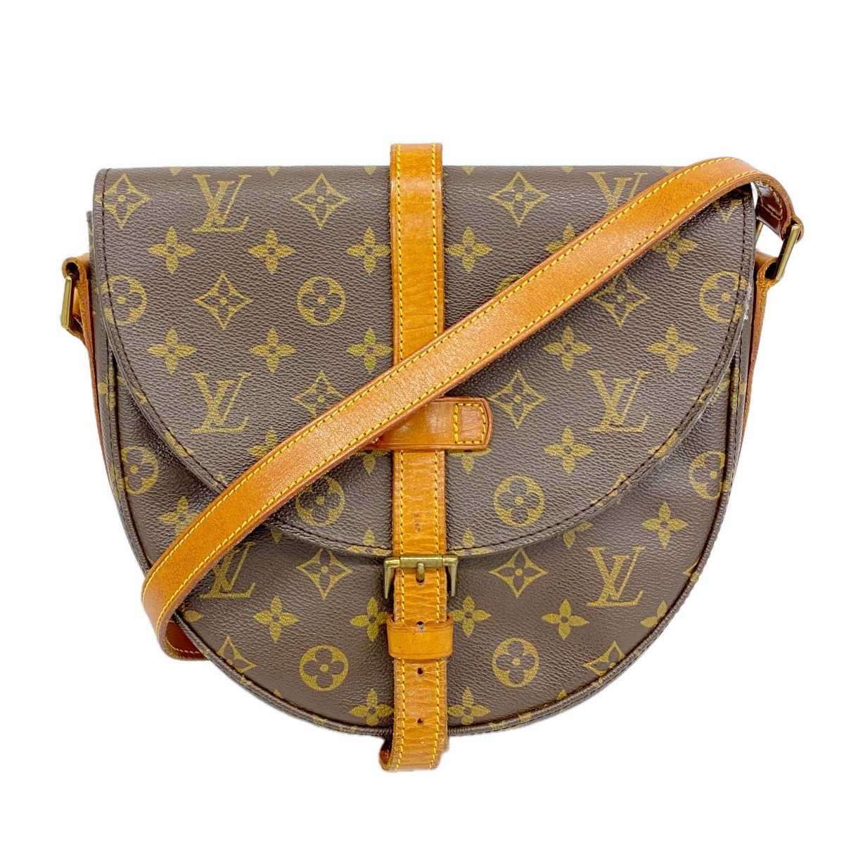 【6dd5179】ルイヴィトン ショルダーバッグ モノグラム シャンティGM M51232 ブラウン【中古】レディース
